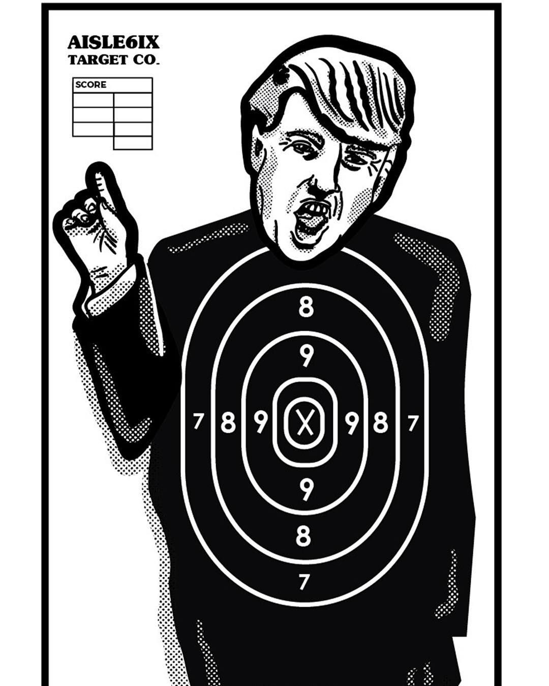 trump target Blank Meme Template