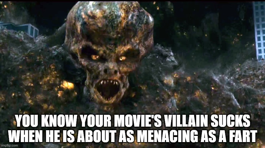 Parallax Fail | YOU KNOW YOUR MOVIE'S VILLAIN SUCKS WHEN HE IS ABOUT AS MENACING AS A FART | image tagged in green lantern,villain | made w/ Imgflip meme maker