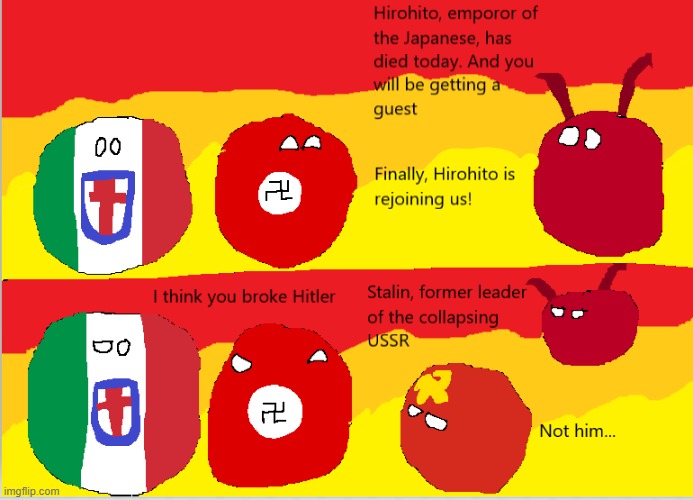 Axis hell | image tagged in axis,countryballs,comics | made w/ Imgflip meme maker