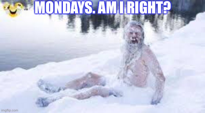 Mondays. Am I right? | MONDAYS. AM I RIGHT? | image tagged in funny | made w/ Imgflip meme maker