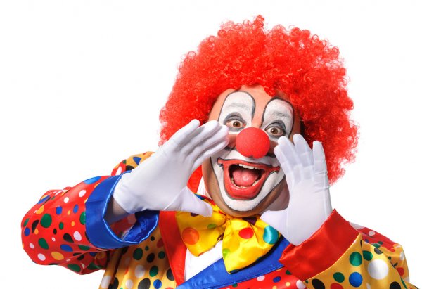 High Quality Circus Clown Blank Meme Template