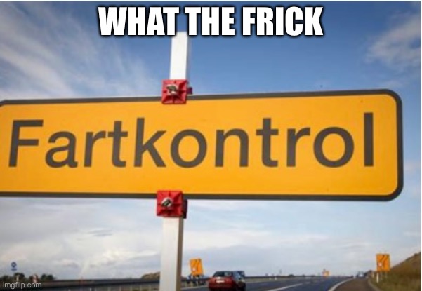 Lol | WHAT THE FRICK | image tagged in fart,control | made w/ Imgflip meme maker