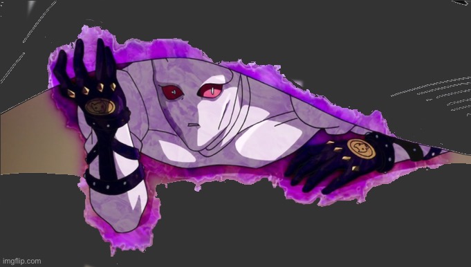 POV: your going to die | image tagged in killer queen 2 | made w/ Imgflip meme maker