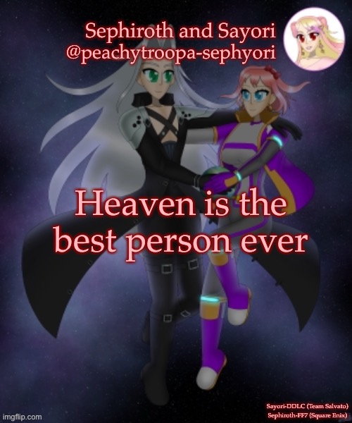 Click | Heaven is the best person ever | image tagged in click | made w/ Imgflip meme maker