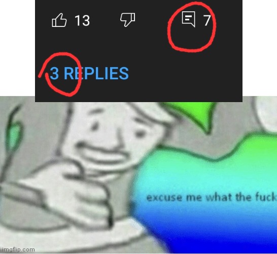 What | image tagged in excuse me wtf blank template,youtube,reply,numbers,wtf,confused screaming | made w/ Imgflip meme maker