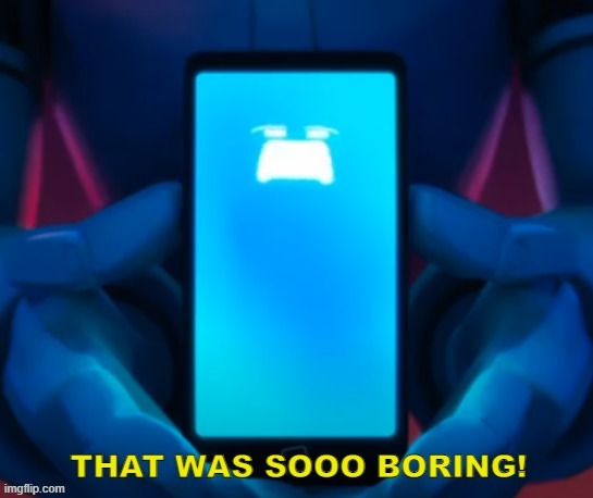 SO BORING! | image tagged in tmvtm that was so boring | made w/ Imgflip meme maker