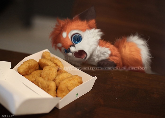 Chimken Nuggies!!! (By silverfox) i decided to give you one more. | made w/ Imgflip meme maker