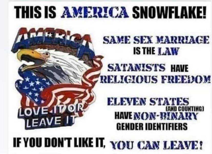 This is america snowflake Blank Meme Template