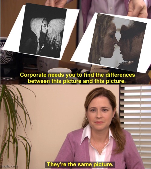 clexa and aliza | image tagged in memes,they're the same picture | made w/ Imgflip meme maker