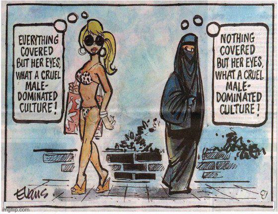 Sad But True | image tagged in muslims,feminists,christians,sad but true,feminism,women | made w/ Imgflip meme maker