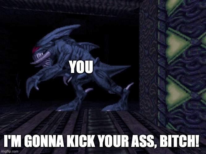 YOU I'M GONNA KICK YOUR ASS, BITCH! | made w/ Imgflip meme maker