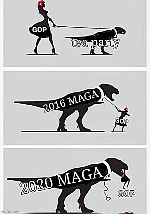 yas finally the maga is strong and UNABLE TO BE FUCKED WITH. #MAGA #Trump2024 #RinosGetRekt | image tagged in maga dinosaur comic | made w/ Imgflip meme maker
