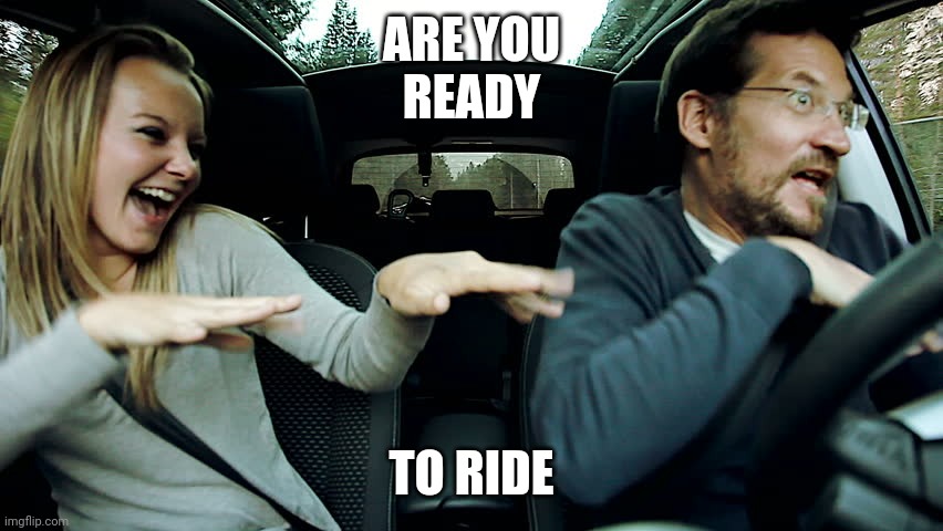 Ready to ride | ARE YOU


READY; TO RIDE | image tagged in car,ready,couple,music,ride | made w/ Imgflip meme maker