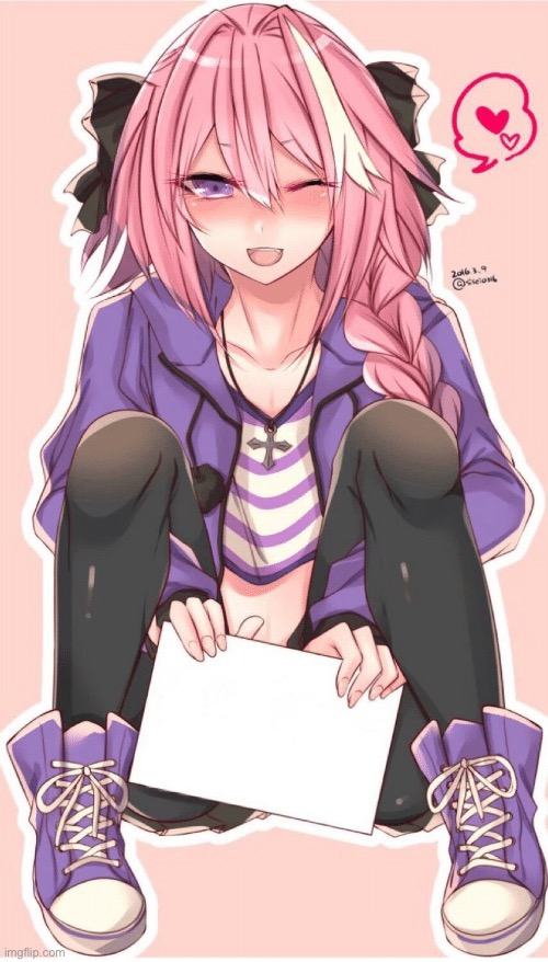 Astolfo | image tagged in astolfo | made w/ Imgflip meme maker