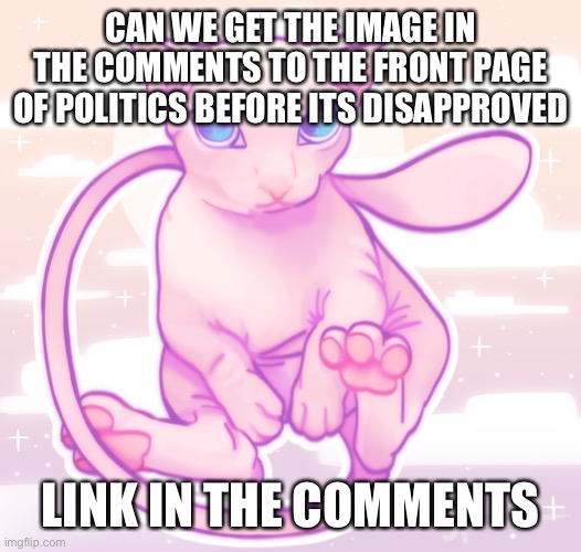 I’m not begging for upvotes, this is just for the funny | CAN WE GET THE IMAGE IN THE COMMENTS TO THE FRONT PAGE OF POLITICS BEFORE ITS DISAPPROVED; LINK IN THE COMMENTS | made w/ Imgflip meme maker