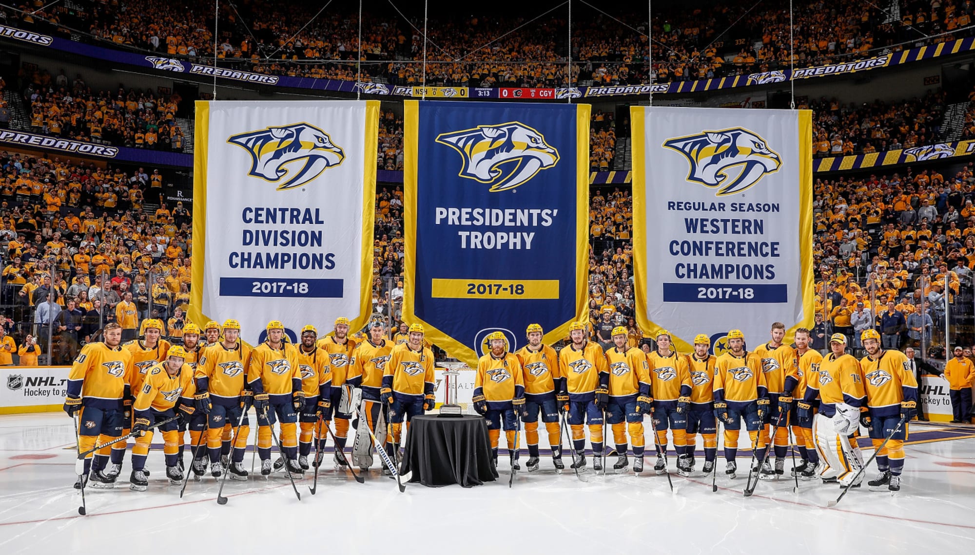 High Quality Nashville Predators Banner Blank Meme Template