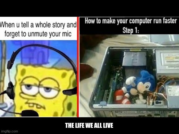 gotta go FaSt | THE LIFE WE ALL LIVE | image tagged in gotta go fast | made w/ Imgflip meme maker
