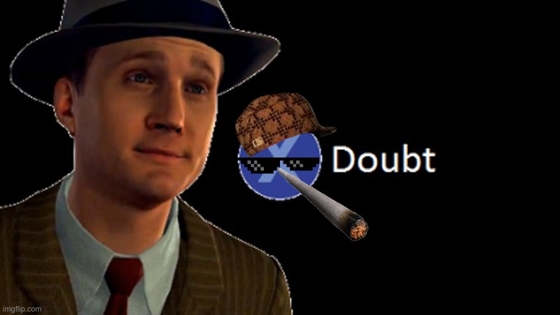 Killing is bad! William Afton: | image tagged in l a noire press x to doubt | made w/ Imgflip meme maker
