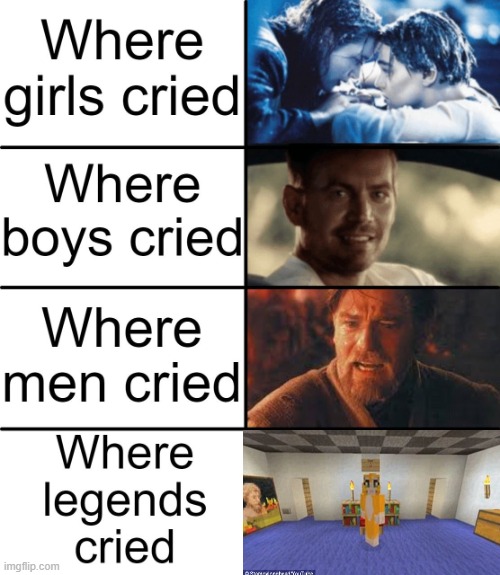 It's been so long... | image tagged in where legends cried format,memes,funny,sad,stampy,minecraft | made w/ Imgflip meme maker