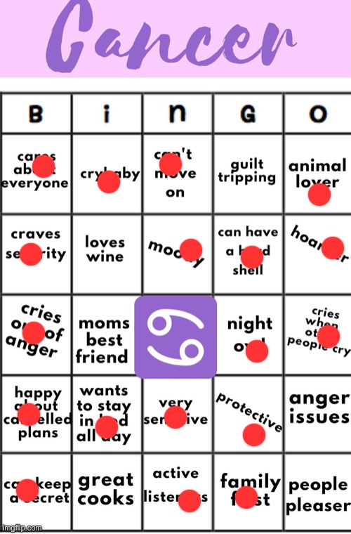 This is just sad. | image tagged in cancer bingo | made w/ Imgflip meme maker