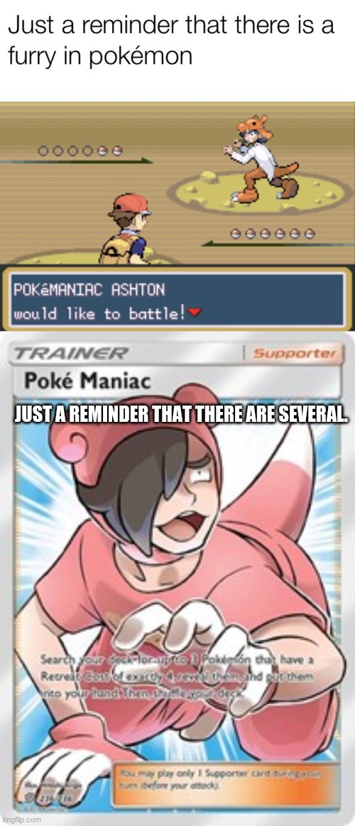 There is also a canon trans woman in Pokemon. | JUST A REMINDER THAT THERE ARE SEVERAL. | made w/ Imgflip meme maker