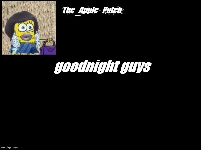 goodnight | goodnight guys | image tagged in sleepy,bad | made w/ Imgflip meme maker