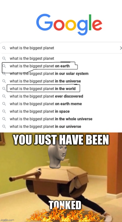 you have just been t o n k e d Blank Meme Template