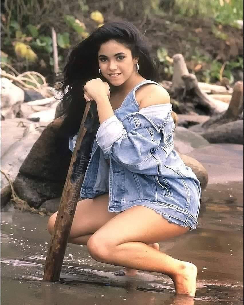 Shakira young Blank Meme Template