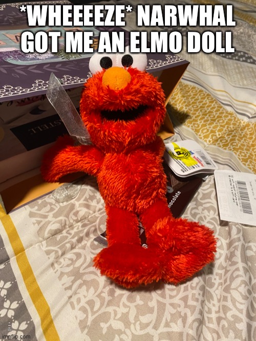 *WHEEEEZE* NARWHAL GOT ME AN ELMO DOLL; (If you understand why you understand why) | made w/ Imgflip meme maker