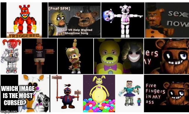 my fnaf character tier list - Imgflip