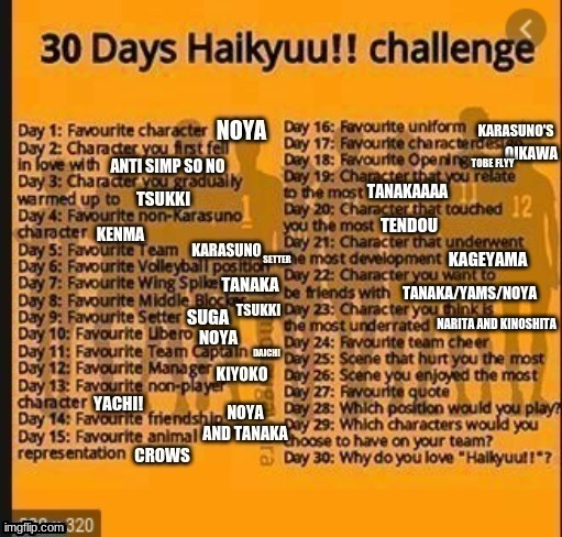 Day 23 | NARITA AND KINOSHITA | image tagged in haikyuu | made w/ Imgflip meme maker