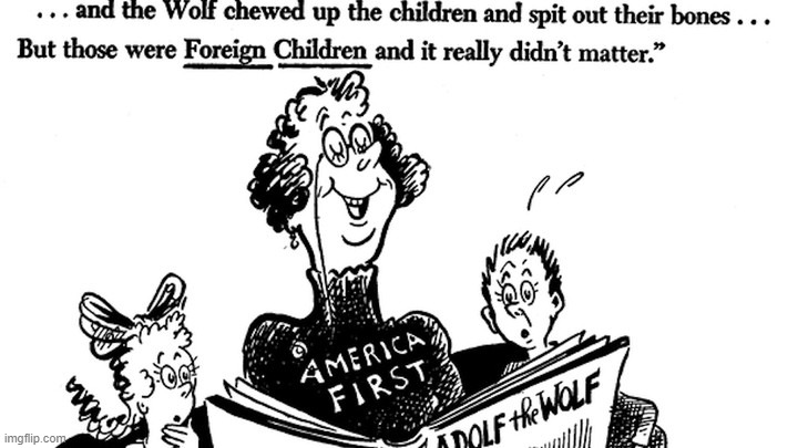 Dr. Seuss America First | image tagged in dr seuss america first | made w/ Imgflip meme maker