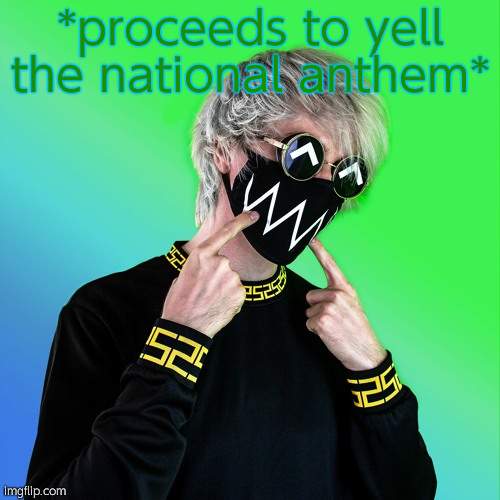 OH SAY CAN YOU SEEEEEEEE | *proceeds to yell the national anthem* | image tagged in tokyo machine | made w/ Imgflip meme maker