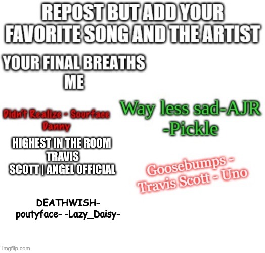 :3 | DEATHWISH- poutyface- -Lazy_Daisy- | image tagged in yup | made w/ Imgflip meme maker