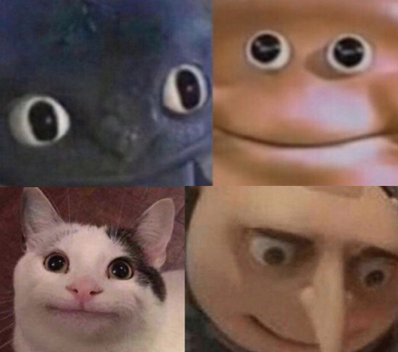Four Faces Awkward Realization Meme Generator - Imgflip