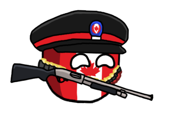 Canada Countryball (gun) Blank Meme Template