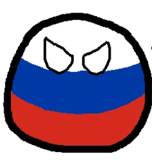 High Quality Russia Countryball Blank Meme Template