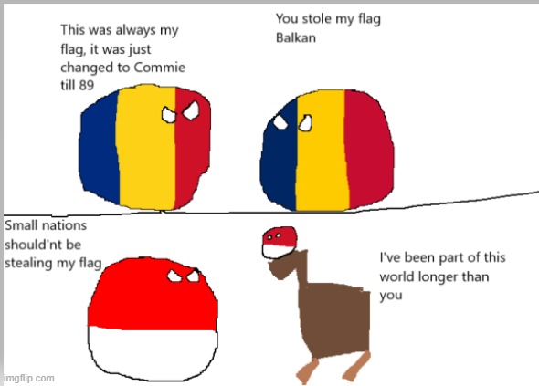 Flag stealers | image tagged in countryballs,comics,flags | made w/ Imgflip meme maker