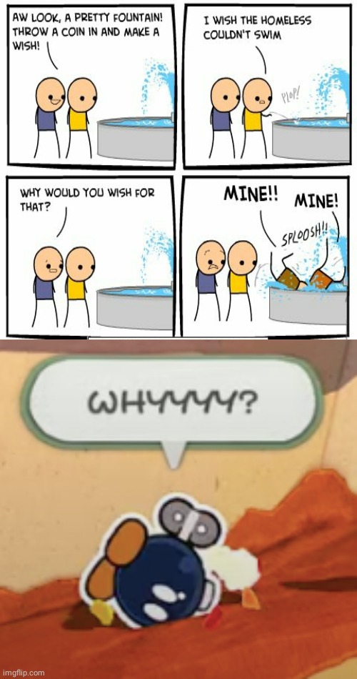 Strange wish | image tagged in bobby why,cyanide and happiness,comic,dark humor,memes,meme | made w/ Imgflip meme maker