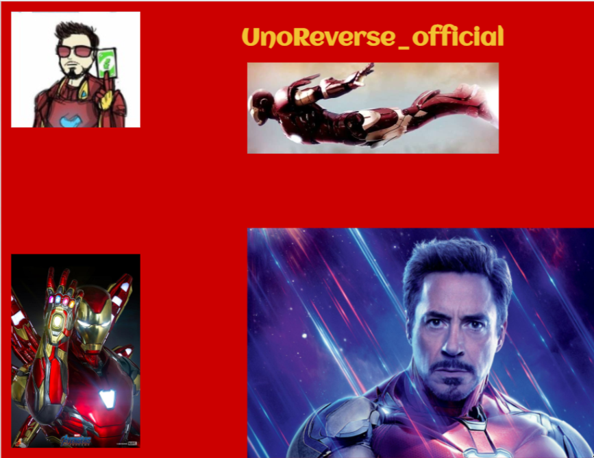 High Quality UnoReverse_official Iron Man temp- made by gotanygrapes Blank Meme Template