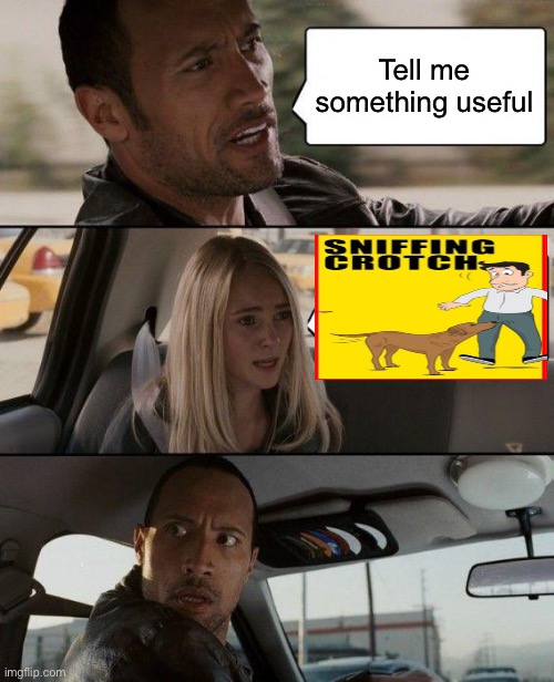 The Rock Driving | Tell me something useful | image tagged in memes,the rock driving | made w/ Imgflip meme maker