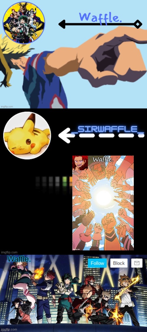 image tagged in mha temp 2 waffle,waffle,mha temp waffle | made w/ Imgflip meme maker