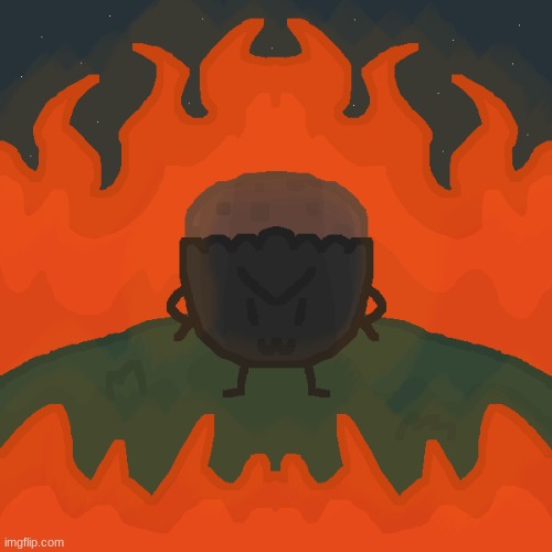 evil muffin >:D | image tagged in evil,muffin,art,random | made w/ Imgflip meme maker