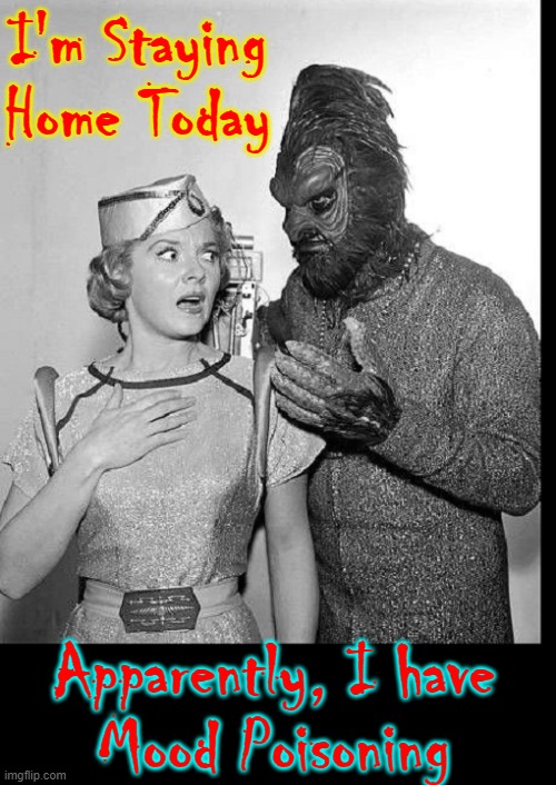 I'm Staying Home Today Apparently, I have
Mood Poisoning | made w/ Imgflip meme maker