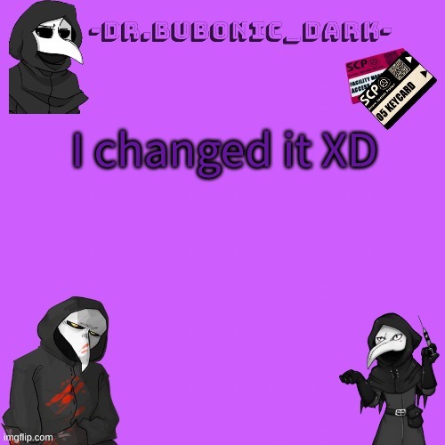 Bubonics P i n k temp (tank you pogi) | I changed it XD | image tagged in bubonics p i n k temp tank you pogi | made w/ Imgflip meme maker