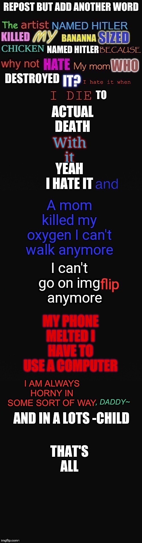THAT'S ALL | made w/ Imgflip meme maker