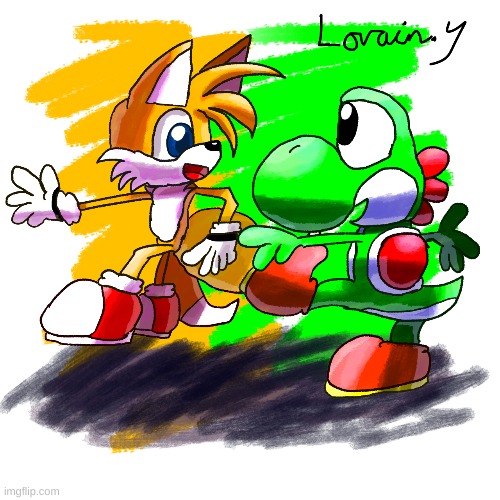 Just Found A Crossover Of Me and Tails | made w/ Imgflip meme maker
