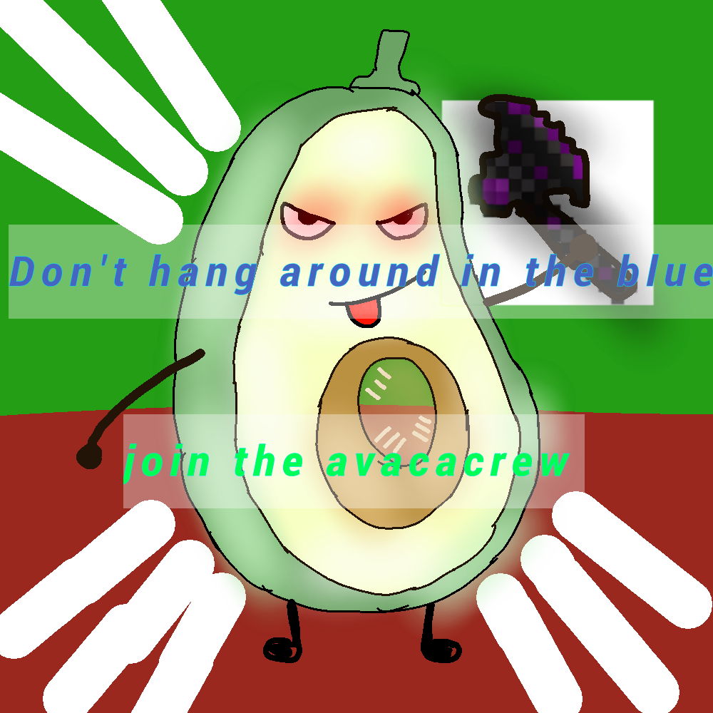 Avacacrew join flyer Blank Meme Template