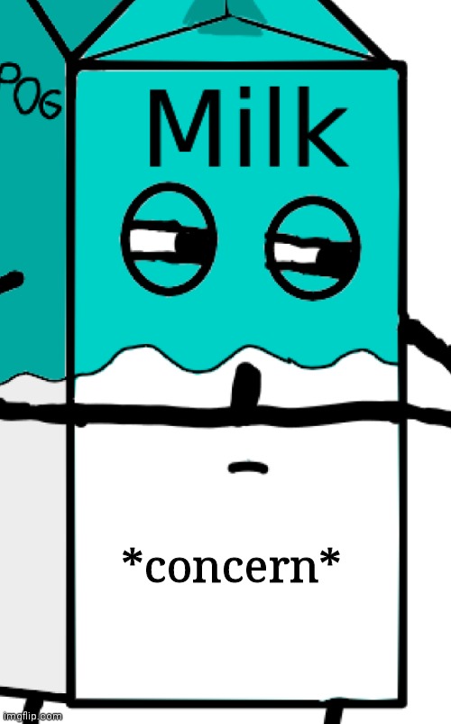 High Quality Memes and Milk concern Blank Meme Template
