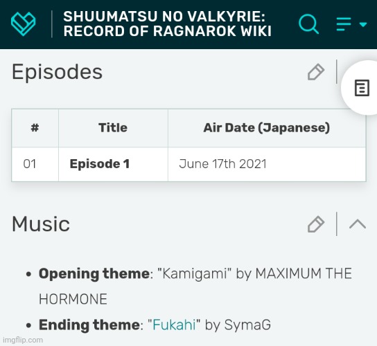 Episode 21, Shuumatsu no Valkyrie: Record of Ragnarok Wiki